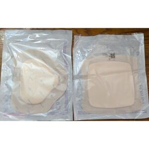 2 New ConvaTec Aquacel Convafoam Silicone Bandages Large Adhesive Foam Dressing